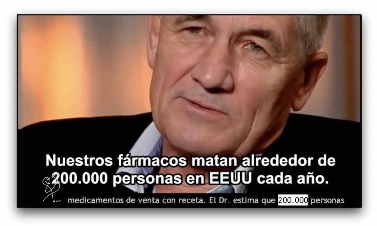 Dr. Peter Gøtzsche: Medicinas matan a 200.000 seres humanos en EEUU cada año..